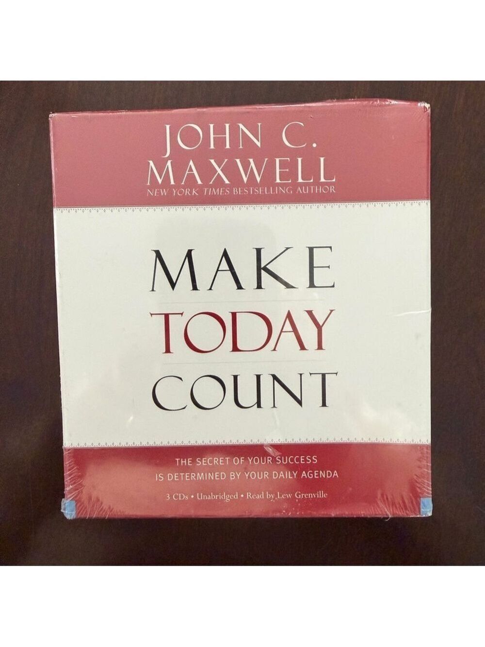 'Make Today Count'  CD Set Audiobook by John C Maxwell
